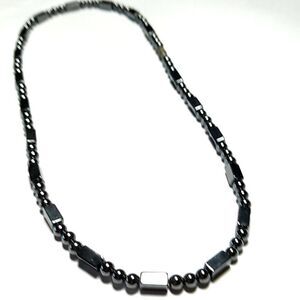 Unisex Hematite Necklace